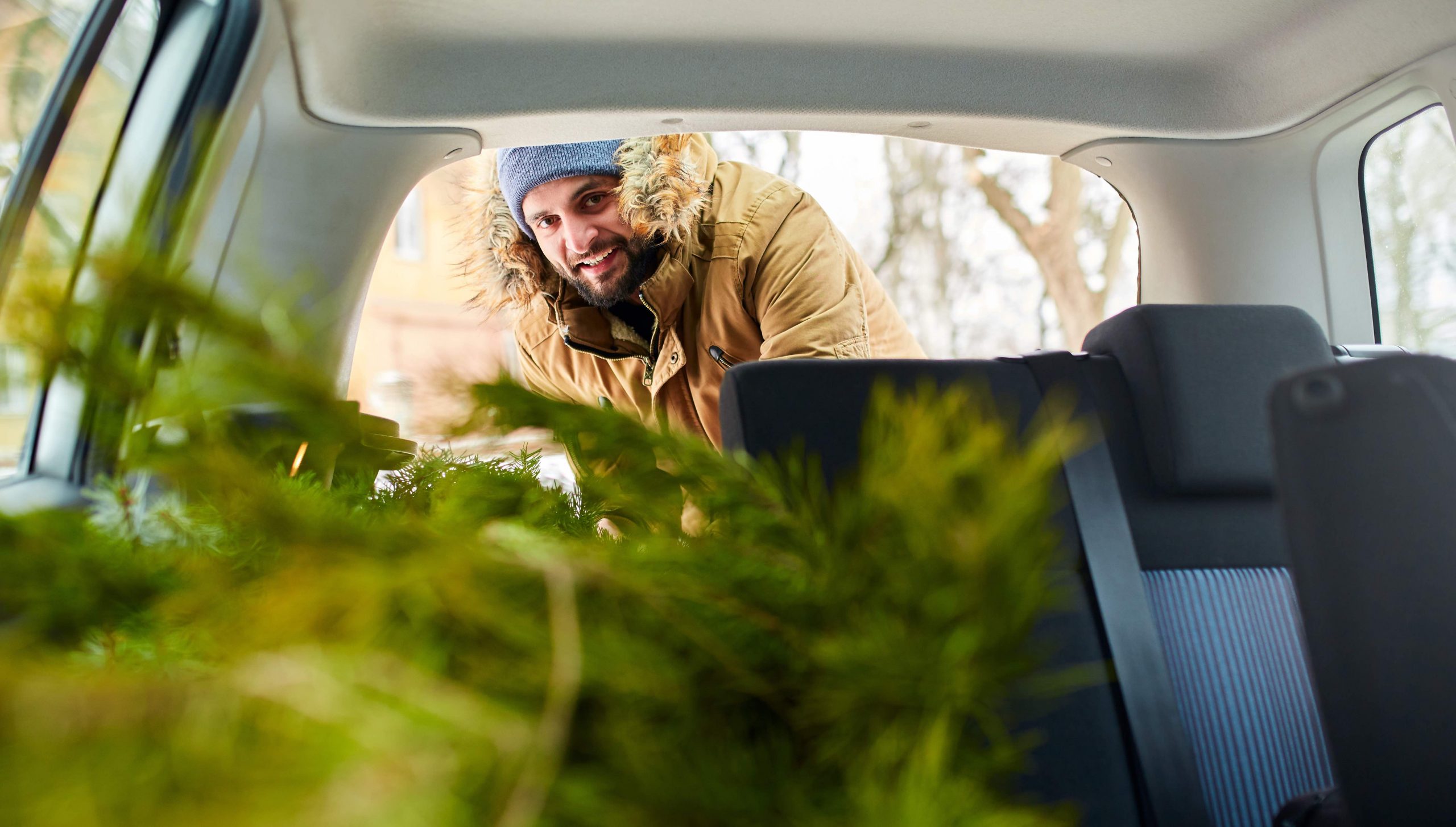 De Boodschappen Voor Kerstmis Vervoeren